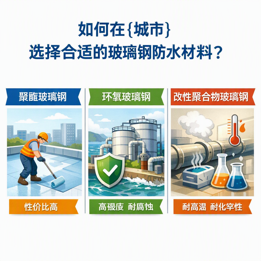 如何在威海选择合适的玻璃钢防水材料?
