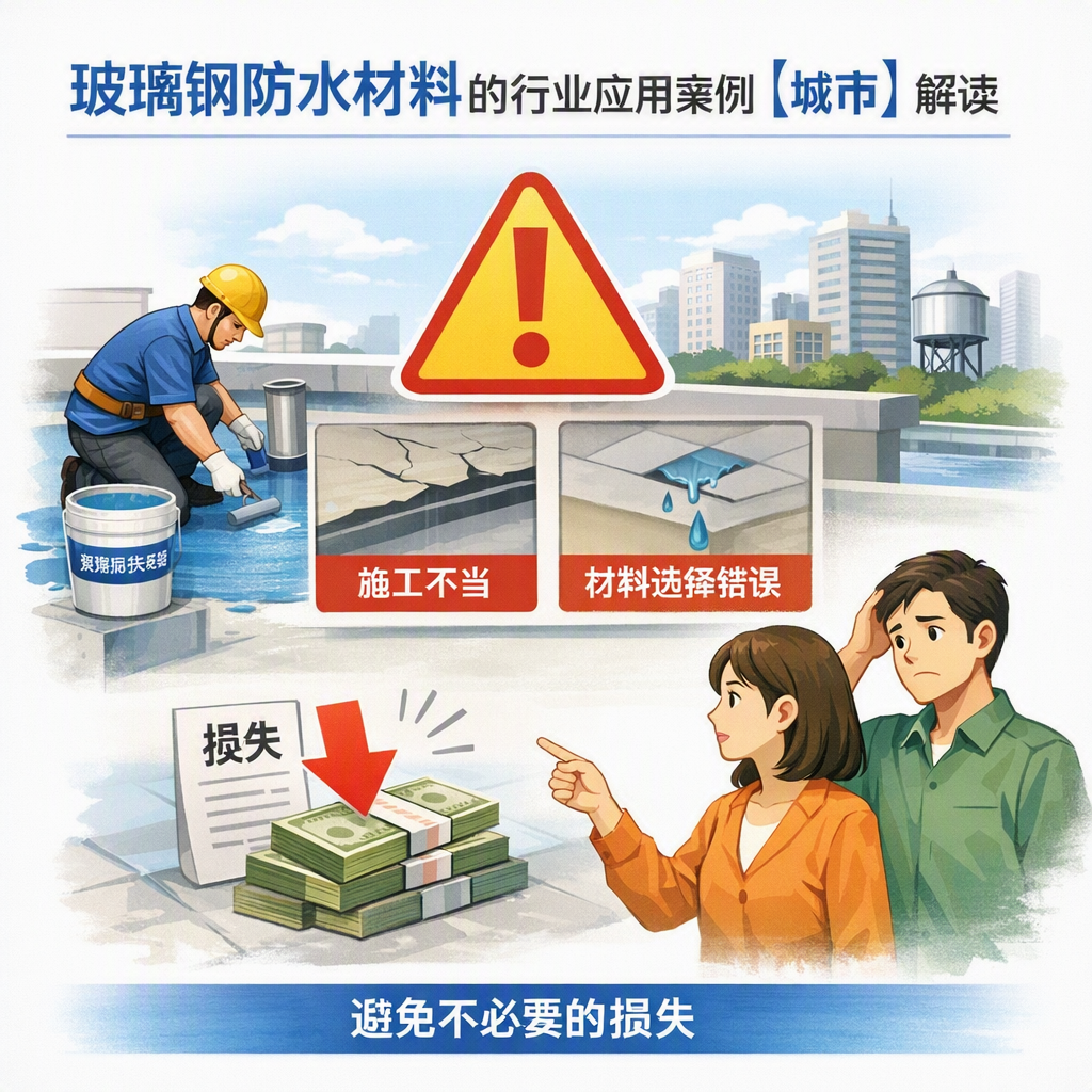玻璃钢防水材料的行业应用案例，威海解读