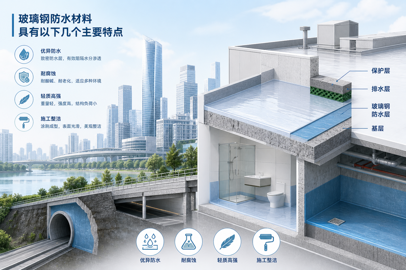 2023年玻璃钢防水材料市场趋势分析，关注 威海 发展