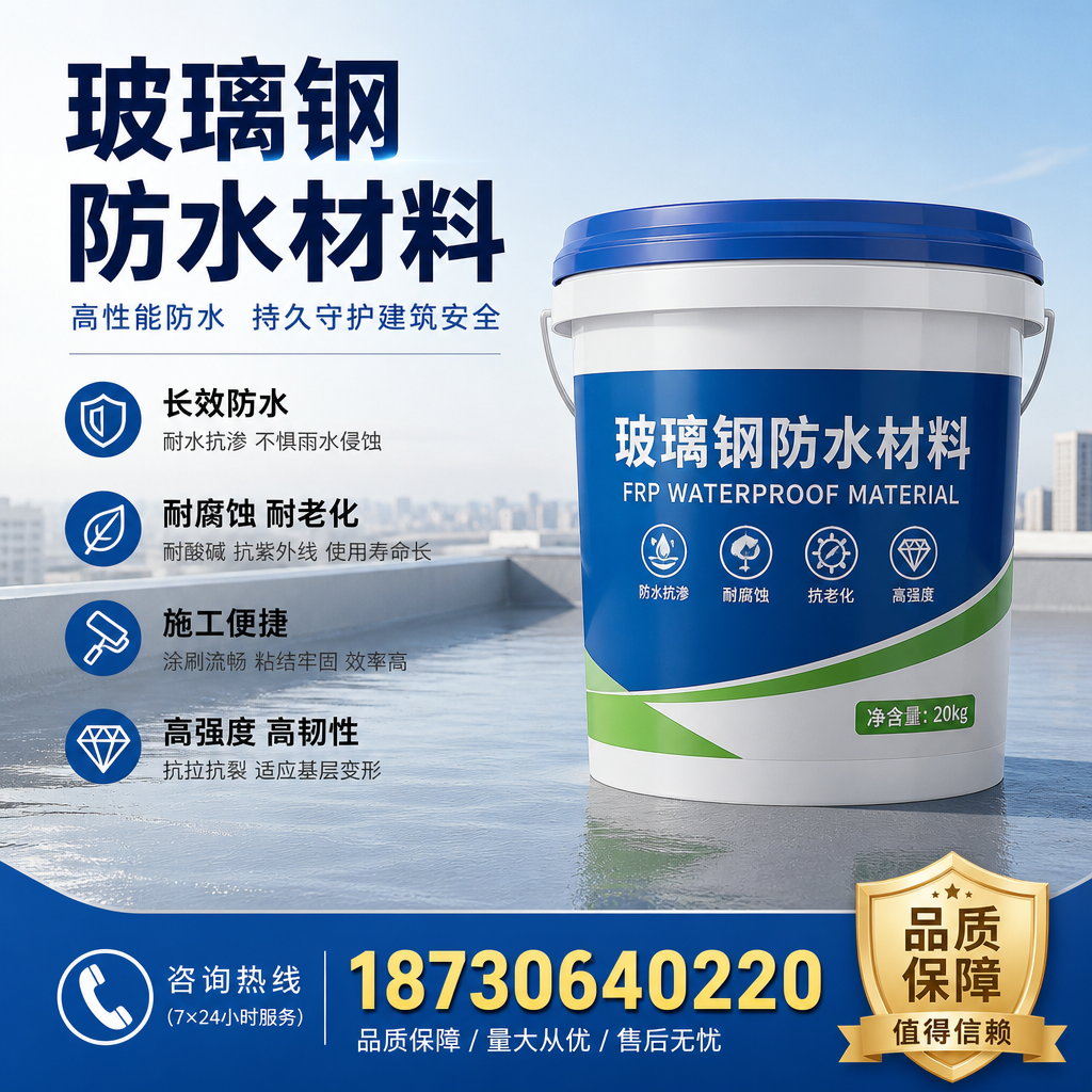 专家解析：玻璃钢防水材料的市场前景分析在 威海