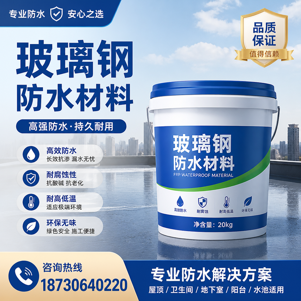 了解玻璃钢防水材料的市场趋势，威海 企业不可不知